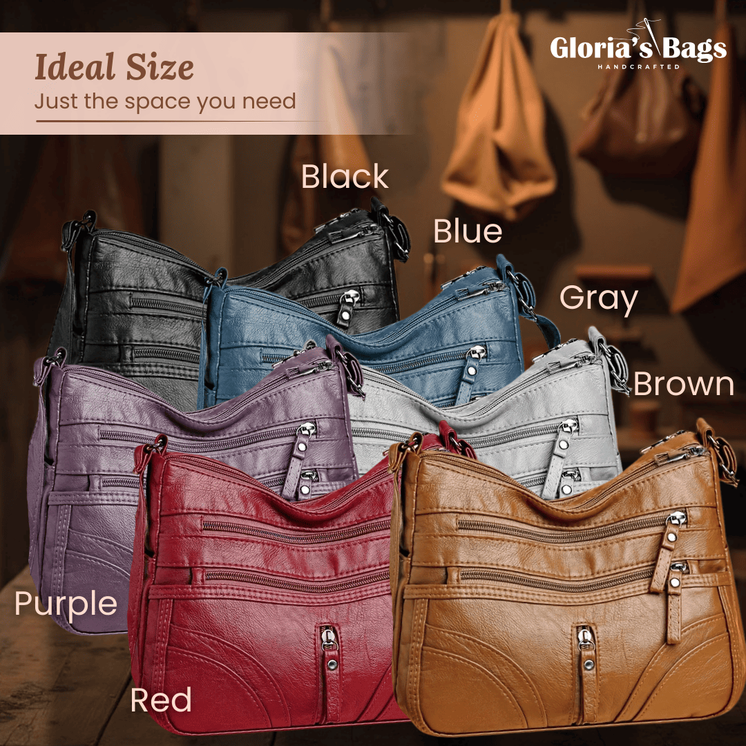 Talia’s Sleek Zip Companion | Crossbody Bag Gloria Bags
