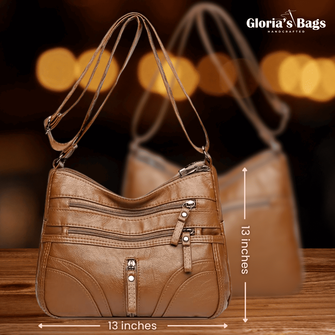 Talia’s Sleek Zip Companion | Crossbody Bag Gloria Bags