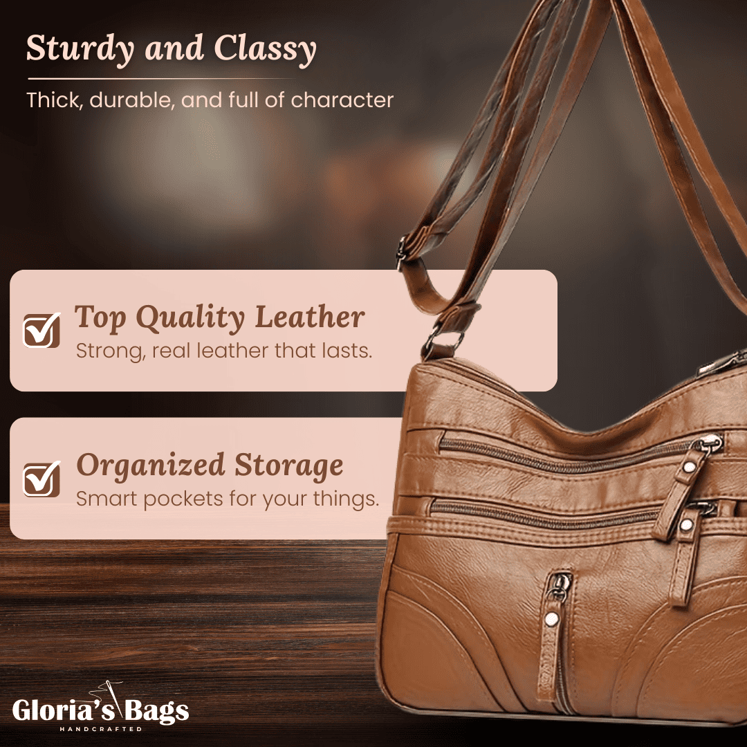 Talia’s Sleek Zip Companion | Crossbody Bag Gloria Bags