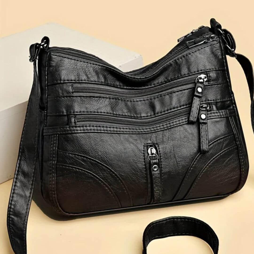 Cheryl’s Sleek Zip Companion | Crossbody Bag - Joan's Bags