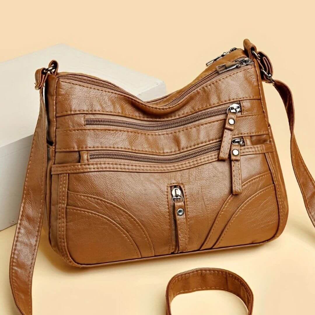 Cheryl’s Sleek Zip Companion | Crossbody Bag - Joan's Bags