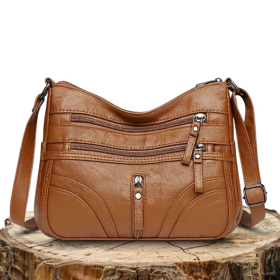 Cheryl’s Sleek Zip Companion | Crossbody Bag - Joan's Bags