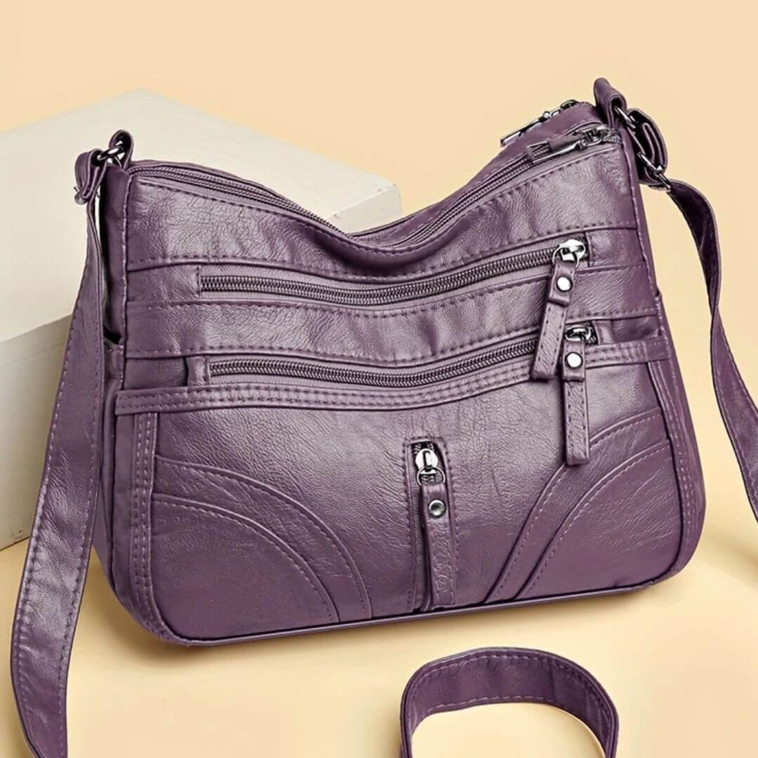 Cheryl’s Sleek Zip Companion | Crossbody Bag - Joan's Bags