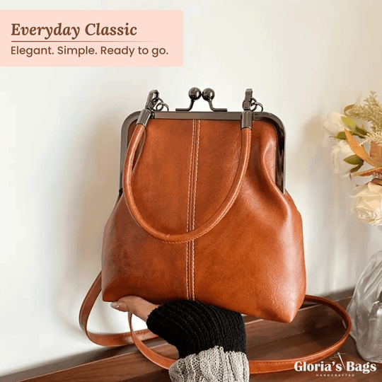 Sophia’s Classic Turn-Clasp Tote | Shoulder Bag Gloria Bags