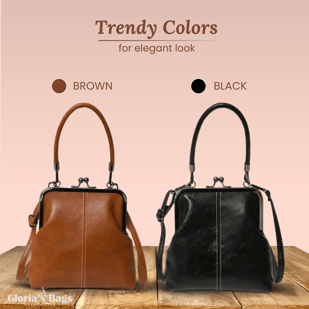 Sophia’s Classic Turn-Clasp Tote | Shoulder Bag Gloria Bags