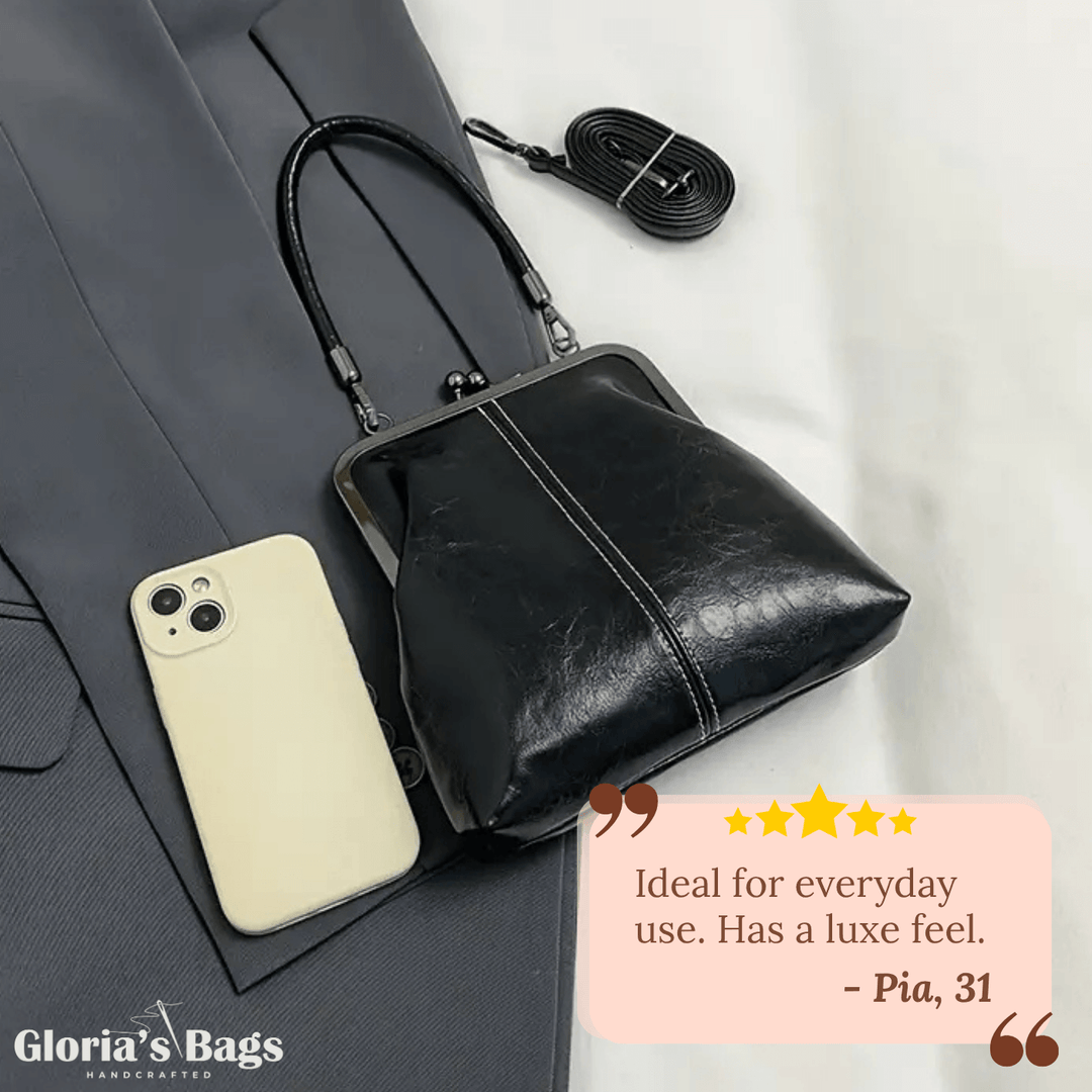 Sophia’s Classic Turn-Clasp Tote | Shoulder Bag Gloria Bags