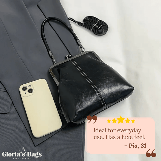 Sophia’s Classic Turn-Clasp Tote | Shoulder Bag Gloria Bags