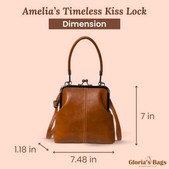 Sophia’s Classic Turn-Clasp Tote | Shoulder Bag Gloria Bags